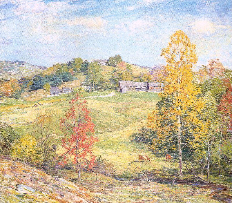Metcalf, Willard Leroy Le Sillon oil painting picture